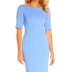 Eliza J Sheath Dress Light Blue Size 4